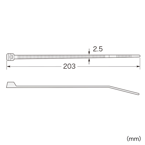 CA-603N / ケーブルタイ（長さ203mm・20本入り）