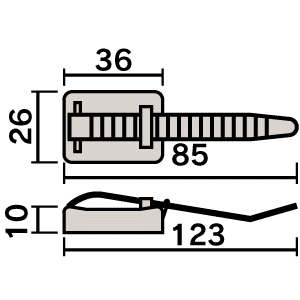 CA-610 / ケーブルタイ（マグネット） 