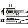 CA-610 ケーブルタイ(マグネット) CA-610 / ケーブルタイ(マグネット)