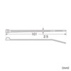 CA-612N ケーブルタイ(長さ101mm・各10本入り) CA-612N / ケーブルタイ(長さ101mm・各10本入り)