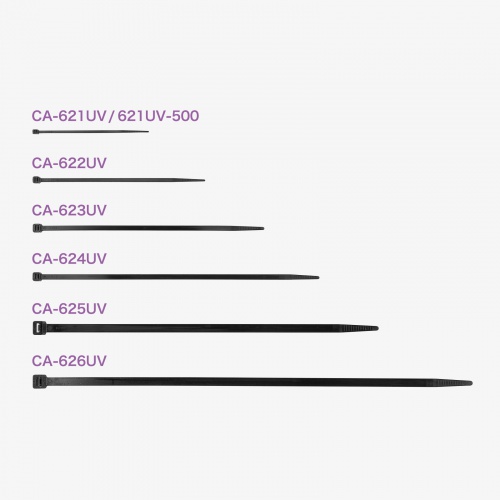 CA-622UV / 結束バンド（屋外用・耐候性・長さ150mm・幅3.6mm・50本入り）