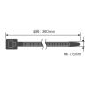 CA-626UV 結束バンド(屋外用・耐候性・長さ380mm・幅7.6mm・50本入り) CA-626UV / 結束バンド(屋外用・耐候性・長さ380mm・幅7.6mm・50本入り)