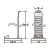 CA-CL13 / ケーブルクランプ（結束径3.0～15.0mm）