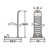 CA-CL13 ケーブルクランプ(結束径3.0~15.0mm) CA-CL13 / ケーブルクランプ(結束径3.0~15.0mm)