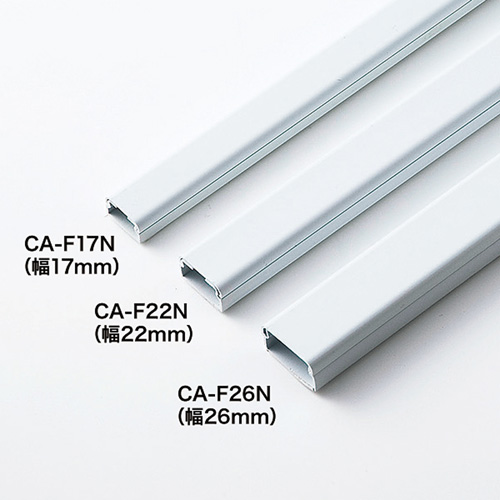 CA-F22N【ケーブルカバー（ホワイト）】スライド式のフタでケーブルを