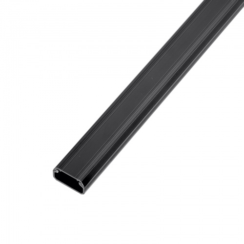 CA-KK22BK / 壁用ケーブルモール（幅22mm、角型、ブラック）