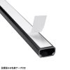 CA-KK22BK / 壁用ケーブルモール（幅22mm、角型、ブラック）