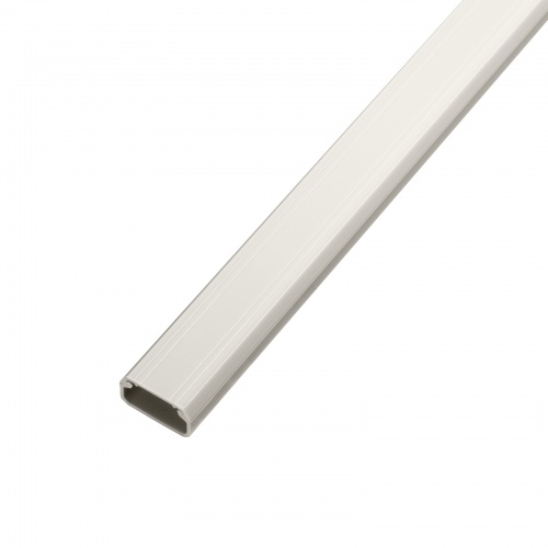 CA-KK22MW / 壁用ケーブルモール（幅22mm、角型、ミルキーホワイト）