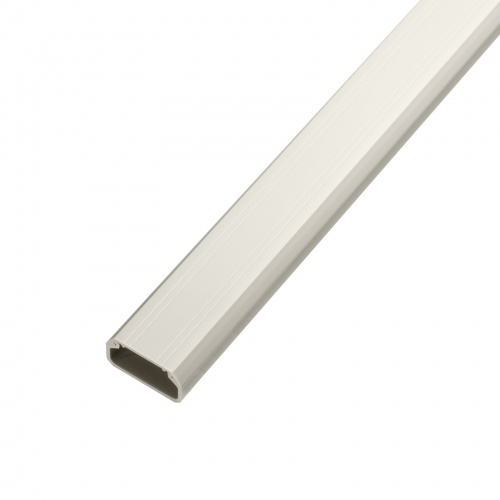 CA-KK26MW / 壁用ケーブルモール（幅26mm、角型、ミルキーホワイト）