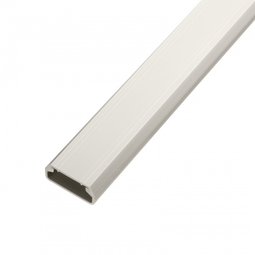 CA-KK33MW / 壁用ケーブルモール（幅33mm、角型、ミルキーホワイト）