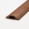 CA-R30M / 床用ケーブルモール（幅30mm・長さ1m・ダーク木目）