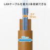 CA-R30M / 床用ケーブルモール（幅30mm・長さ1m・ダーク木目）