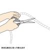 CA-SP15W-5N / ケーブルタイ（スパイラル・ホワイト）5m巻き・内寸直径15mm