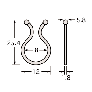 CA-TW08 / ケーブルタイ（ツイスト）