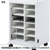 CAI-CAB104W ノートパソコン収納キャビネット(12台収納) CAI-CAB104W / ノートパソコン収納キャビネット(12台収納)