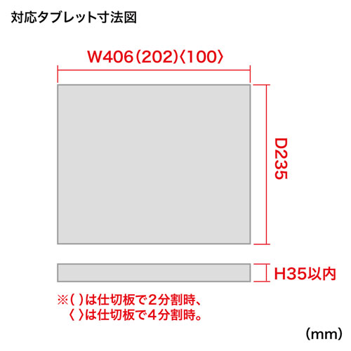 CAI-CAB20W / スマホ・タブレット収納保管庫（ホワイト）