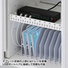 CAI-CAB25WN タブレット収納保管庫(前後扉仕様・ホワイト) CAI-CAB25WN / タブレット収納保管庫(前後扉仕様・ホワイト)