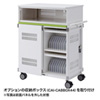 CAI-CAB25W タブレット収納保管庫(前後扉仕様・ホワイト) CAI-CAB25W / タブレット収納保管庫(前後扉仕様・ホワイト)