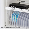 CAI-CAB29WN タブレット収納保管庫(前後扉仕様・ホワイト) CAI-CAB29WN / タブレット収納保管庫(前後扉仕様・ホワイト)