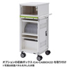CAI-CAB29W タブレット収納保管庫(前後扉仕様・ホワイト) CAI-CAB29W / タブレット収納保管庫(前後扉仕様・ホワイト)