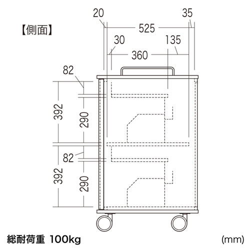 CAI-CAB55W / タブレット収納保管庫（22台収納)