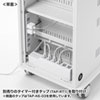 CAI-CAB55W タブレット収納保管庫(22台収納) CAI-CAB55W / タブレット収納保管庫(22台収納)