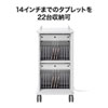 CAI-CAB55W タブレット収納保管庫(22台収納) CAI-CAB55W / タブレット収納保管庫(22台収納)