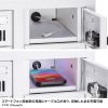 CAI-CABSP68 / 個別管理用スマートフォン保管庫（20台収納・横長・ダイヤル錠）