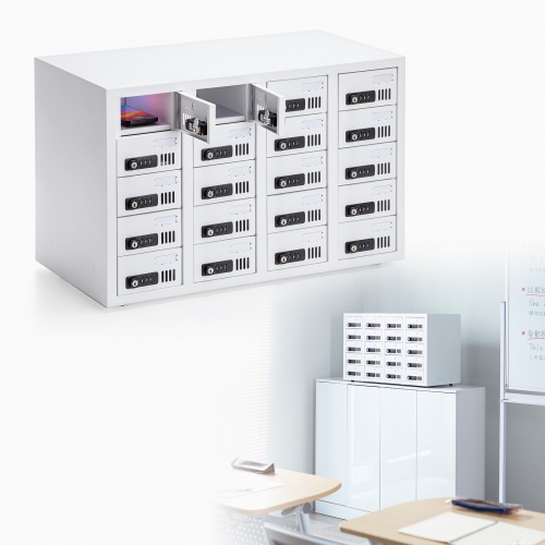 CAI-CABSP68【個別管理用スマートフォン保管庫(20台収納・横長 CAI-CABSP68【個別管理用スマートフォン保管庫(20台収納・横長