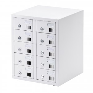 CAI-CABSP70 / 個別管理用スマートフォン保管庫(10台収納・シリンダー錠)