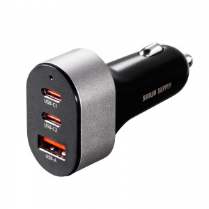 CAR-CHR83CPD / USB Power Delivery対応カーチャージャー（3ポート・67W）