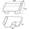 CAR-DCV3 ポータブルナビ用保護カバー(Lサイズ) CAR-DCV3 / ポータブルナビ用保護カバー(Lサイズ)