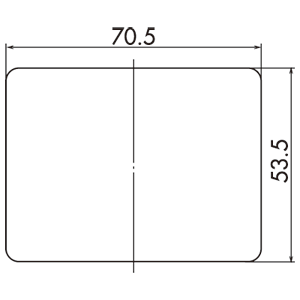 CAR-F35P / ポータブルナビ用液晶保護フィルム（3.5V型用）