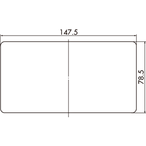 CAR-F61P / ポータブルナビ用液晶保護フィルム（nav-u NV-U3DV専用）