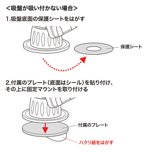 CAR-HLD5BK / 車載ホルダー（ダッシュボード設置タイプ）