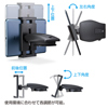 CAR-HLD6BK 7インチタブレット用車載ホルダー(オンダッシュタイプ) CAR-HLD6BK / 7インチタブレット用車載ホルダー(オンダッシュタイプ)