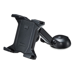 CAR-HLD7BK / タブレット用車載ホルダー(オンダッシュタイプ・ブラック)