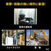 CAR-SPHLD6 支柱取り付け用タブレットホルダー(2関節・アルミ製) CAR-SPHLD6 / 支柱取り付け用タブレットホルダー(2関節・アルミ製)