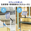 CAR-SPHLD7 カート用タブレットホルダー CAR-SPHLD7 / カート用タブレットホルダー