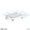 CART-FA1175BK 樹脂製ドーリー(75リットルオリコン仕様) CART-FA1175BK / 樹脂製ドーリー(75リットルオリコン仕様)