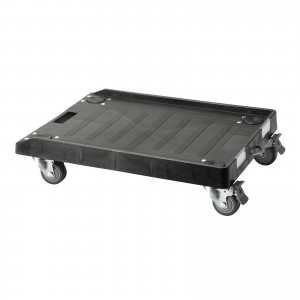 CART-FA1175BK / 樹脂製ドーリー(75リットルオリコン仕様)