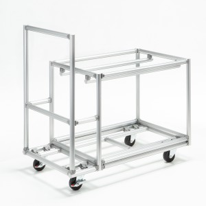 現場に合わせて特注できるアルミ製パイプカートを発売｜サンワサプライ