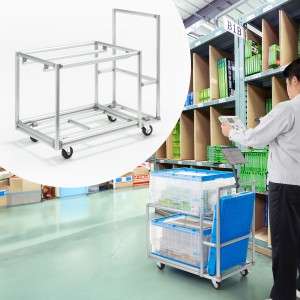 現場に合わせて特注できるアルミ製パイプカートを発売