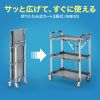 CART-FA1GY 折りたたみカート3段式(W800) CART-FA1GY / 折りたたみカート3段式(W800)