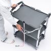 CART-FA2GY 折りたたみカート3段式(W665) CART-FA2GY / 折りたたみカート3段式(W665)