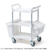 CART-FA3ST2W 3段式ワゴン用蓋付きサイドBOX(小・ホワイト) CART-FA3ST2W / 3段式ワゴン用蓋付きサイドBOX(小・ホワイト)