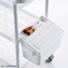 CART-FA3ST2W 3段式ワゴン用蓋付きサイドBOX(小・ホワイト) CART-FA3ST2W / 3段式ワゴン用蓋付きサイドBOX(小・ホワイト)