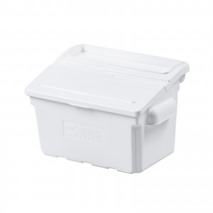 CART-FA3ST2W / 3段式ワゴン用蓋付きサイドBOX(小・ホワイト)