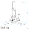 CART-FA6GY 折りたたみキャリー(3輪階段用台車) CART-FA6GY / 折りたたみキャリー(3輪階段用台車)