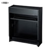 CB-BOXM1BK ケーブル&タップ、ルーター収納ボックス(ブラック) CB-BOXM1BK / ケーブル&タップ、ルーター収納ボックス(ブラック)